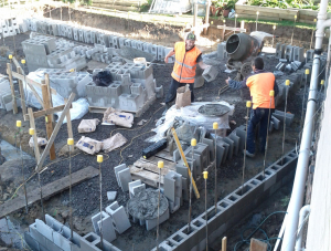 footing construction